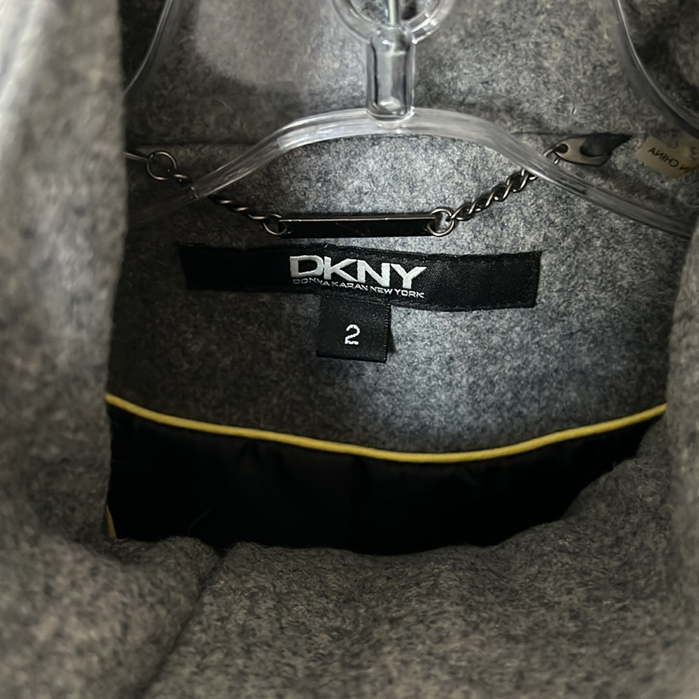 NWT DKNY gray coat - Picture 5 of 9